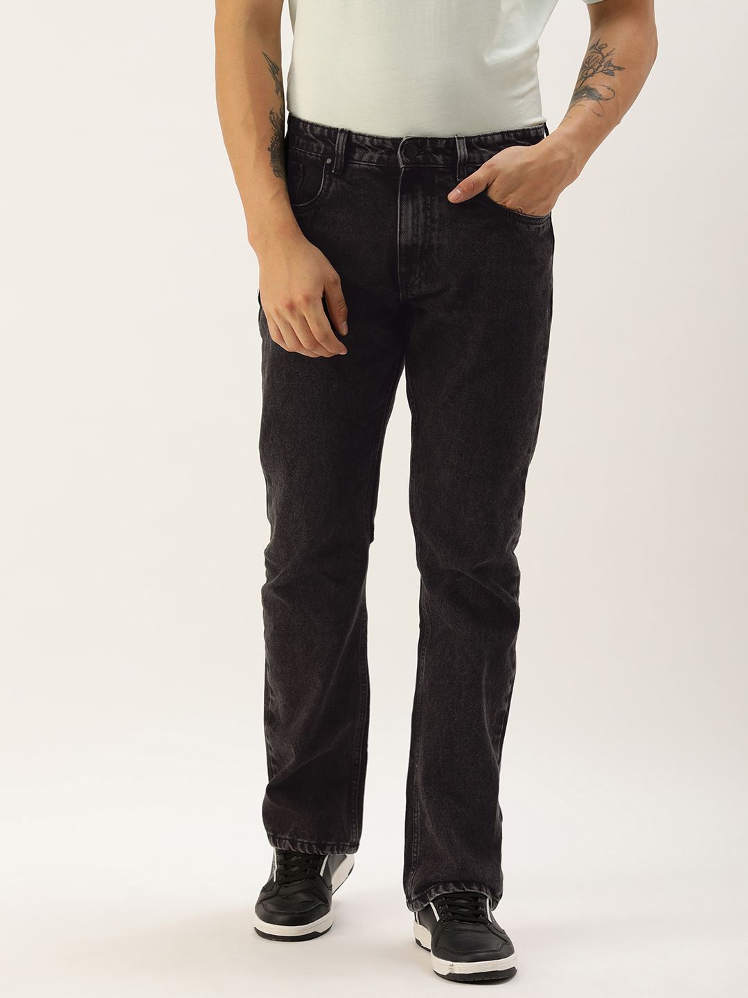 Bene Kleed Men Dark Shade Mid-Rise Straight Fit Jeans