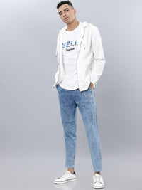HIGHLANDER Men Blue Tapered Fit Mid-Rise Clean Look Jeans