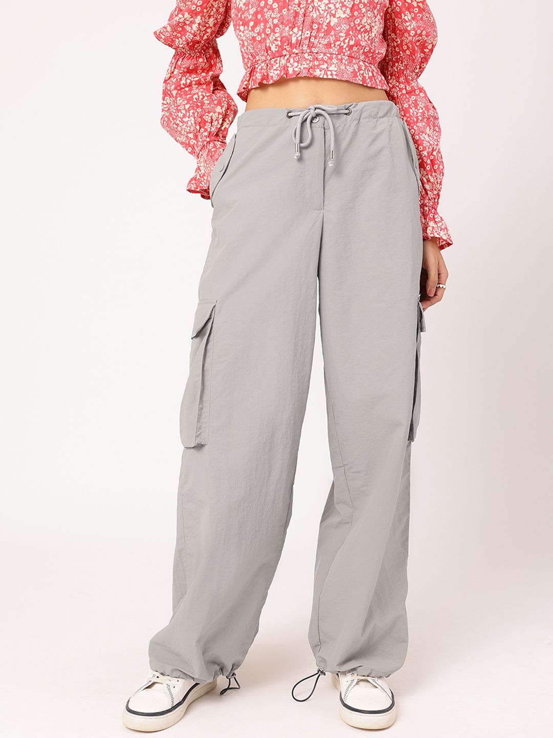 DressBerry Women Casuals Capsule Parachute Trousers
