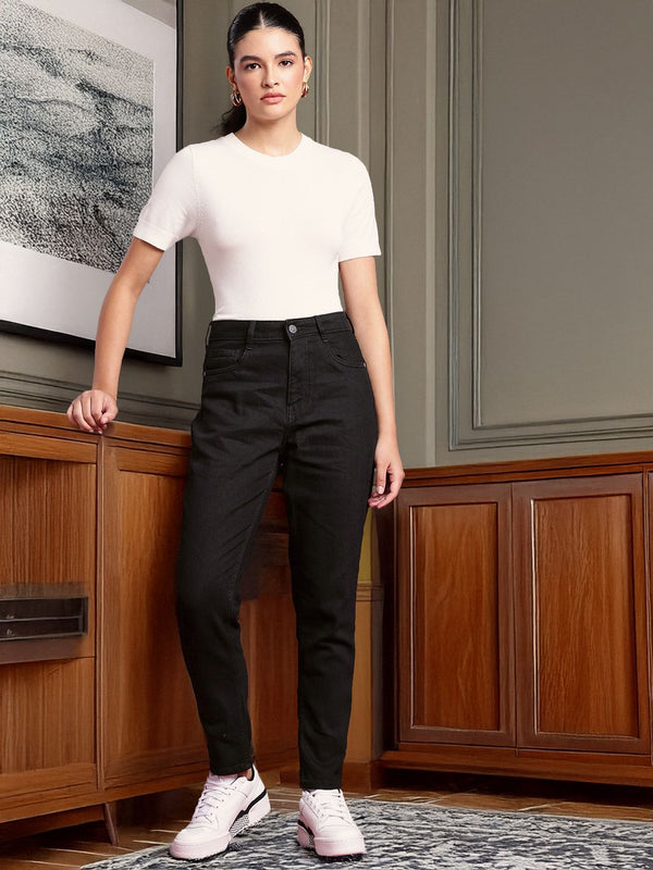 all about you Women Mom Fit High-Rise Stretchable Jeans