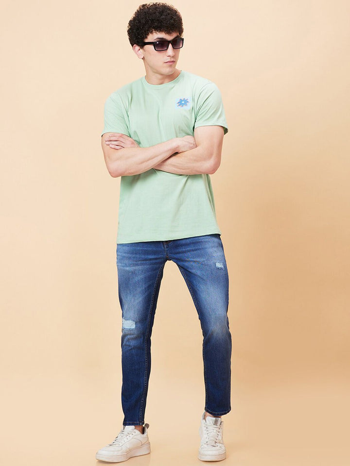Being Human Men Mildly Distressed Heavy Fade Jeans