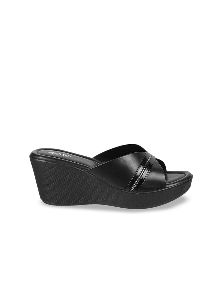 Metro Open-Toe Wedge Heels