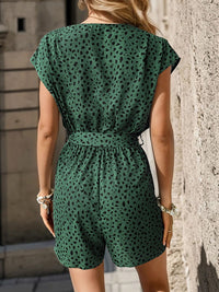 DressBerry Printed Playsuit with Belt