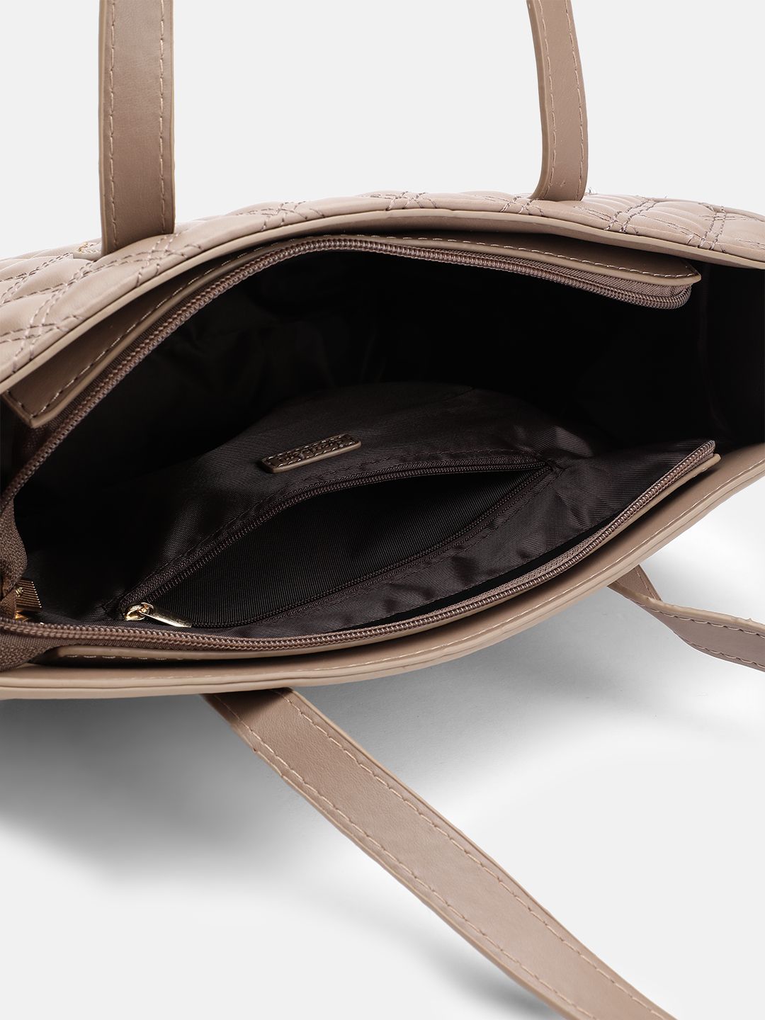 DressBerry Structured Quilted Shoulder Bag