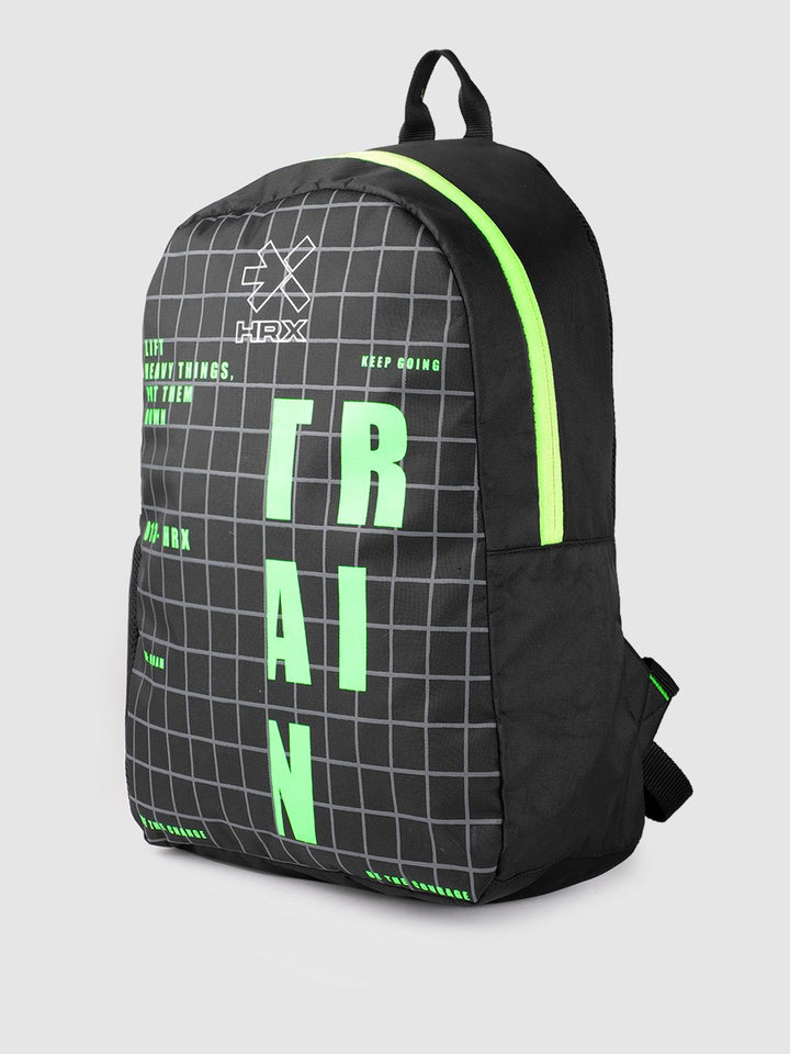 HRX by Hrithik Roshan Unisex Typography Printed Backpack - 15 inch
