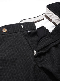 Park Avenue Men Checked Smart Fit Formal Trousers