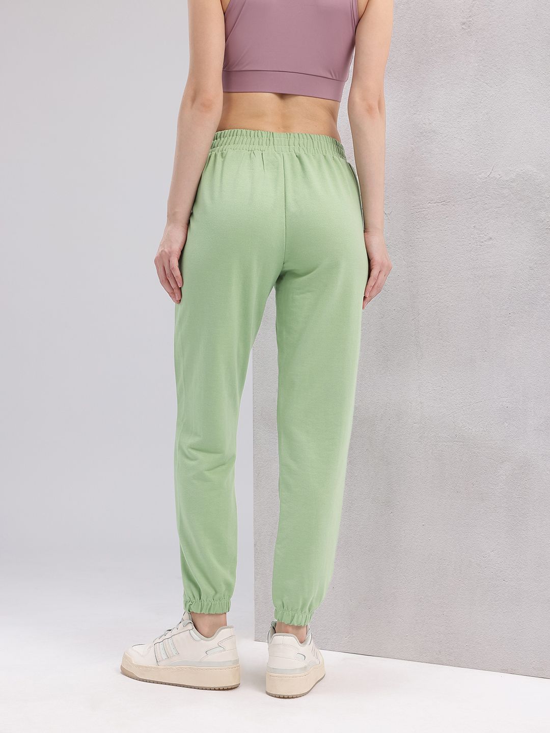 HRX by Hrithik Roshan Women Printed Detail Mid-Rise Lifestyle Joggers