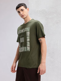 HRX by Hrithik Roshan Printed Pure Cotton Yoga T-shirt