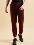 Sweet Dreams Men Maroon Dry Fit Joggers