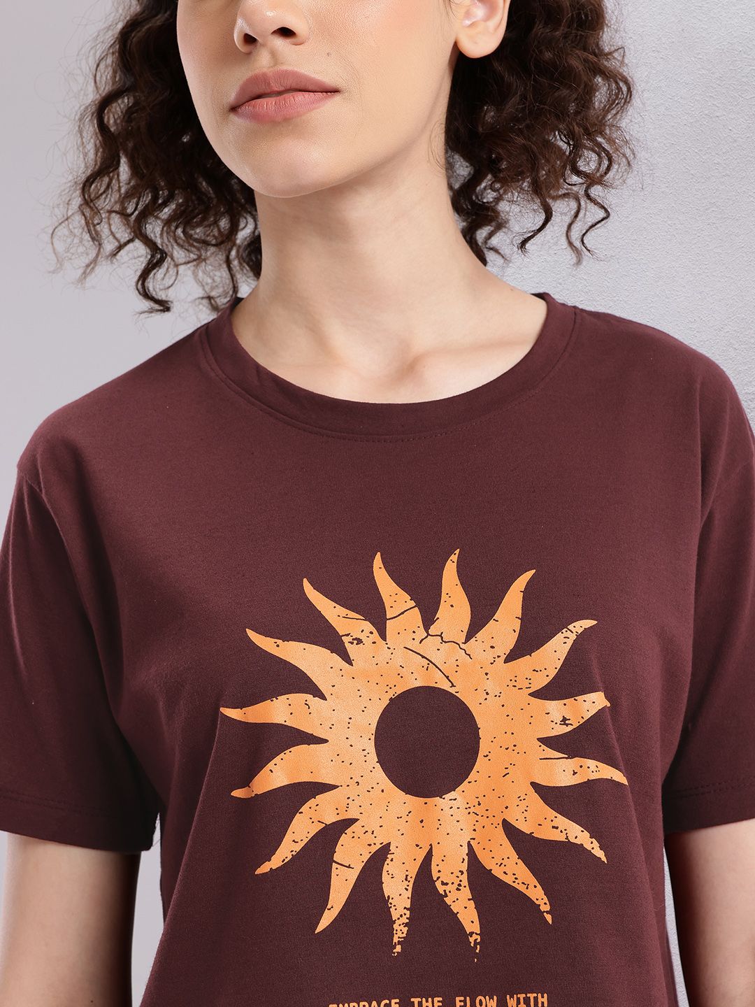 HRX by Hrithik Roshan Graphic Printed Yoga T-shirt