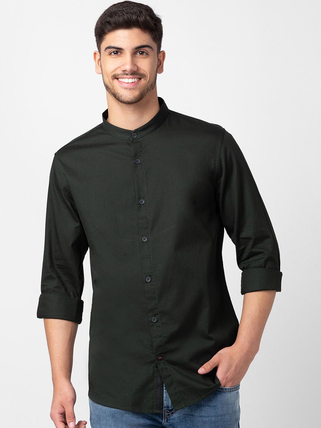 SPYKAR Men Dobby Casual Shirt