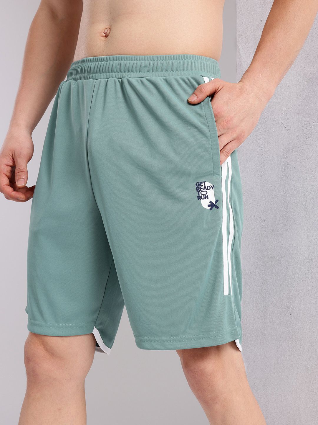 HRX by Hrithik Roshan Men Striped Running Shorts