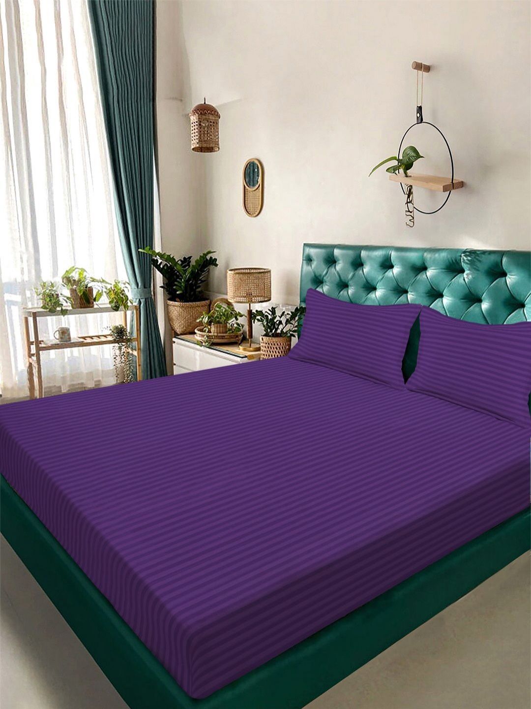Set Cadar King Double Aura Berjalur 300 TC-2.5 m X 2.25 m
