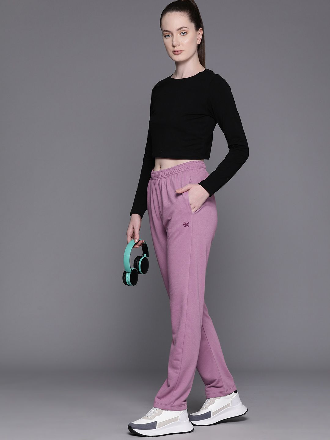 HRX by Hrithik Roshan Women Solid Track Pants