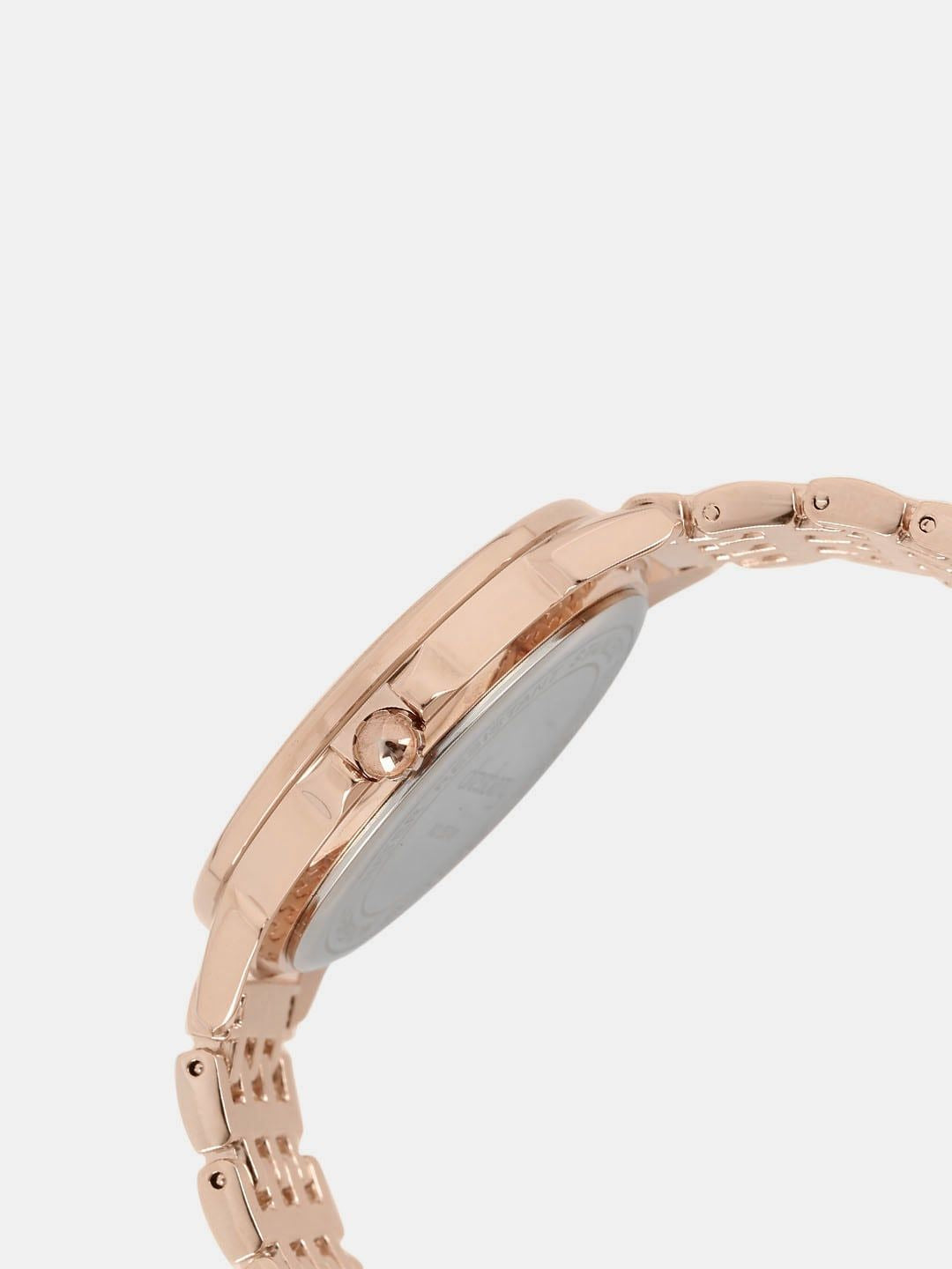 DressBerry Women Rose Gold-Toned Analogue Watch MFB-PN-WTH-S5749-02