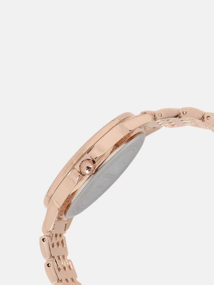 DressBerry Women Rose Gold-Toned Analogue Watch MFB-PN-WTH-S5749-02