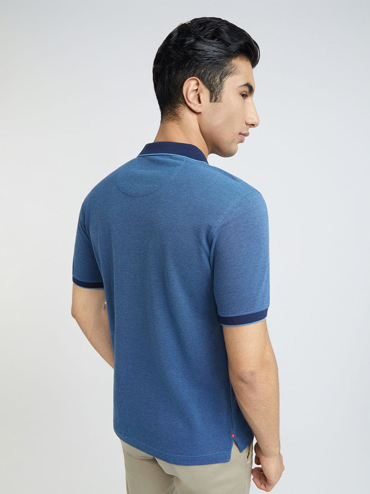 Raymond Modern Fit Pure Cotton Polo Collar T-shirt