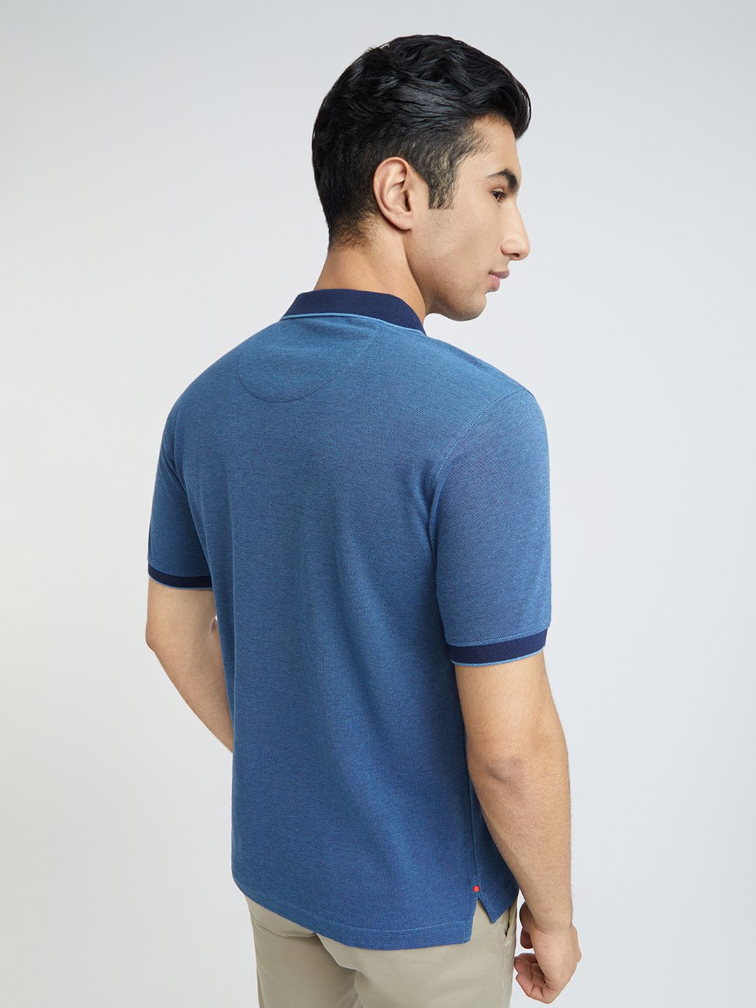 Raymond Modern Fit Pure Cotton Polo Collar T-shirt