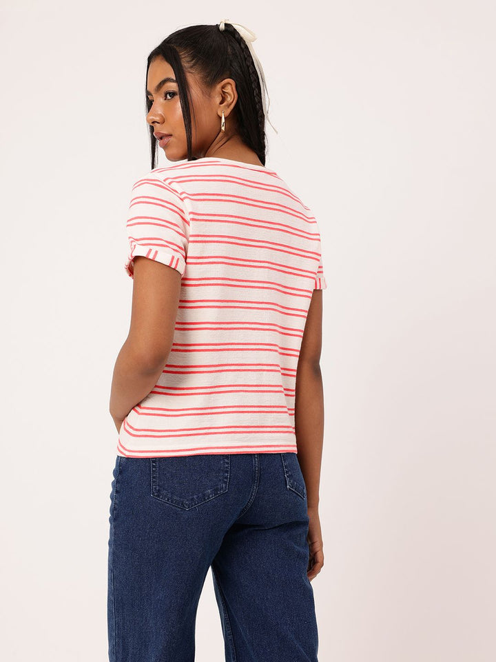 DressBerry Edgy Urbanite Striped T-shirt
