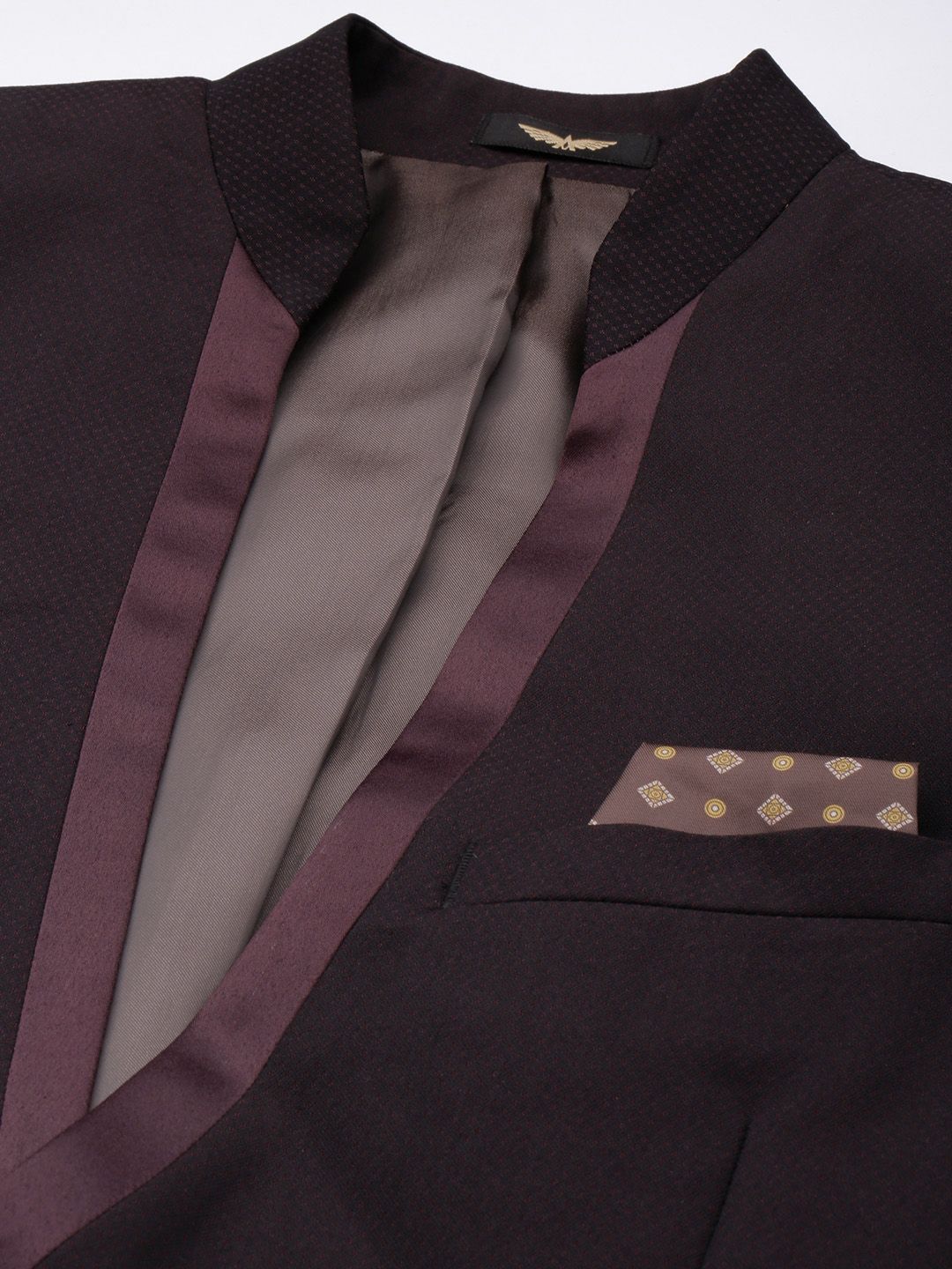 Park Avenue Self Design Textured Single Breasted Super Slim Fit 2 Piece Party Suits