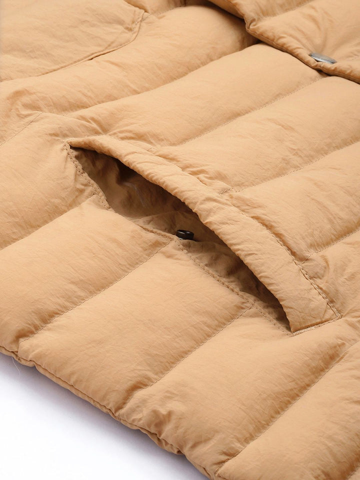 Mr Bowerbird Band Collar Tailored Fit Puffer Jacket