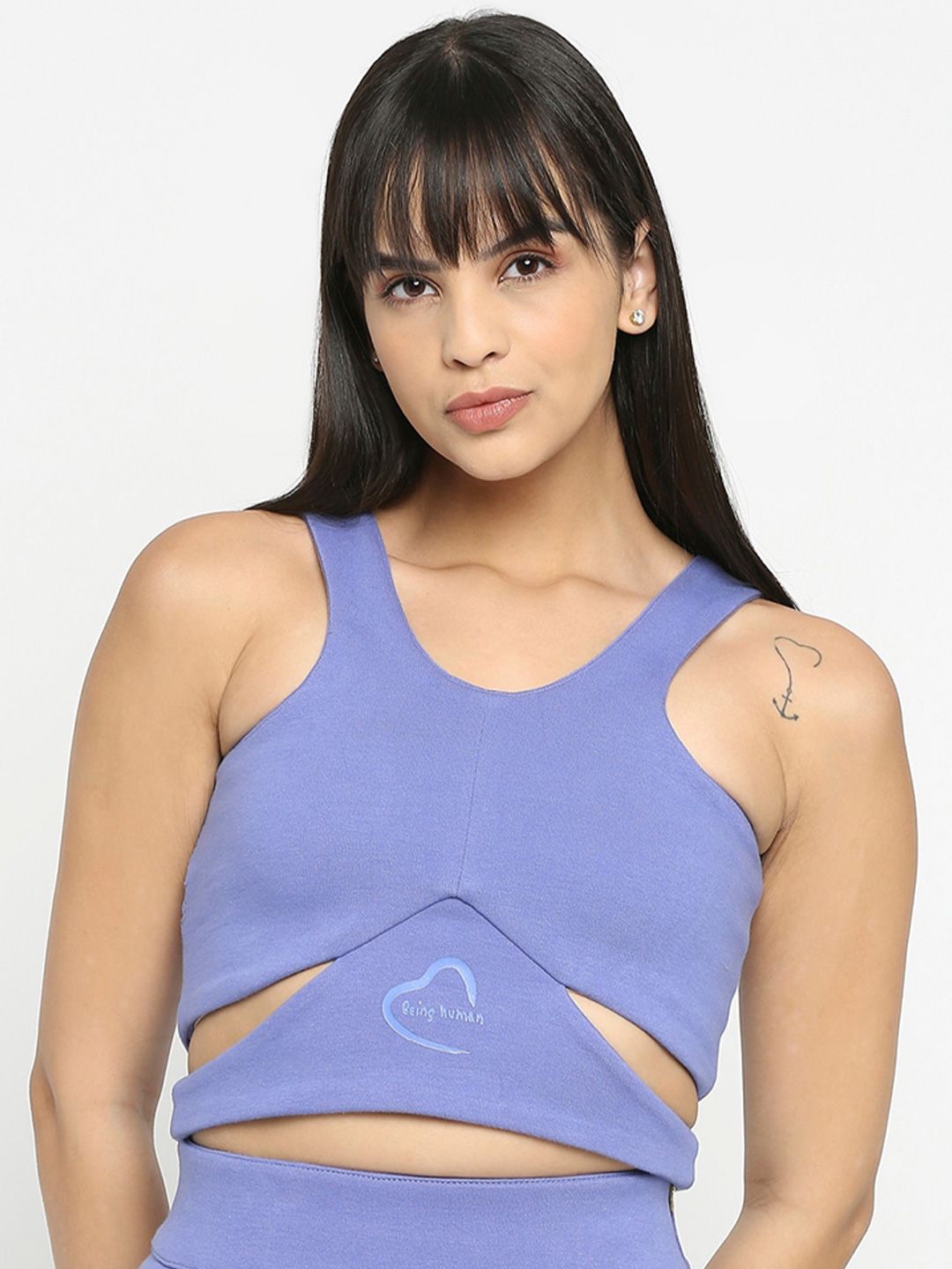 Being Human Cut Outs Detail Crop Top