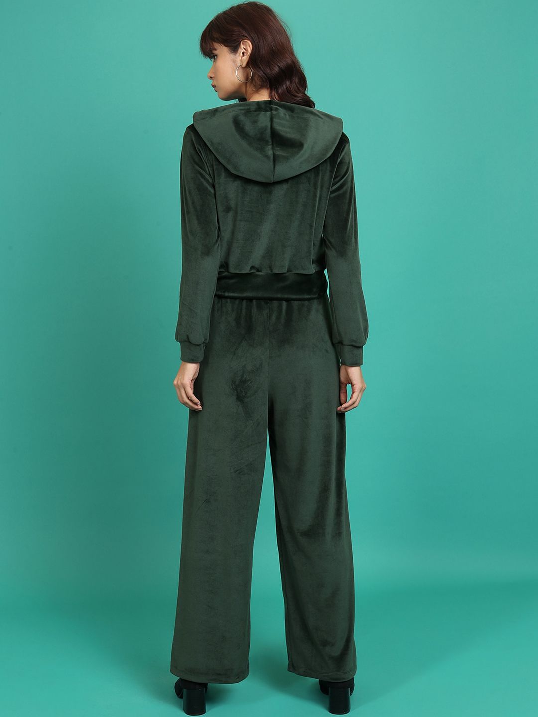 Tokyo Talkies Hooded Sweatshirt and Wide Leg Trousers