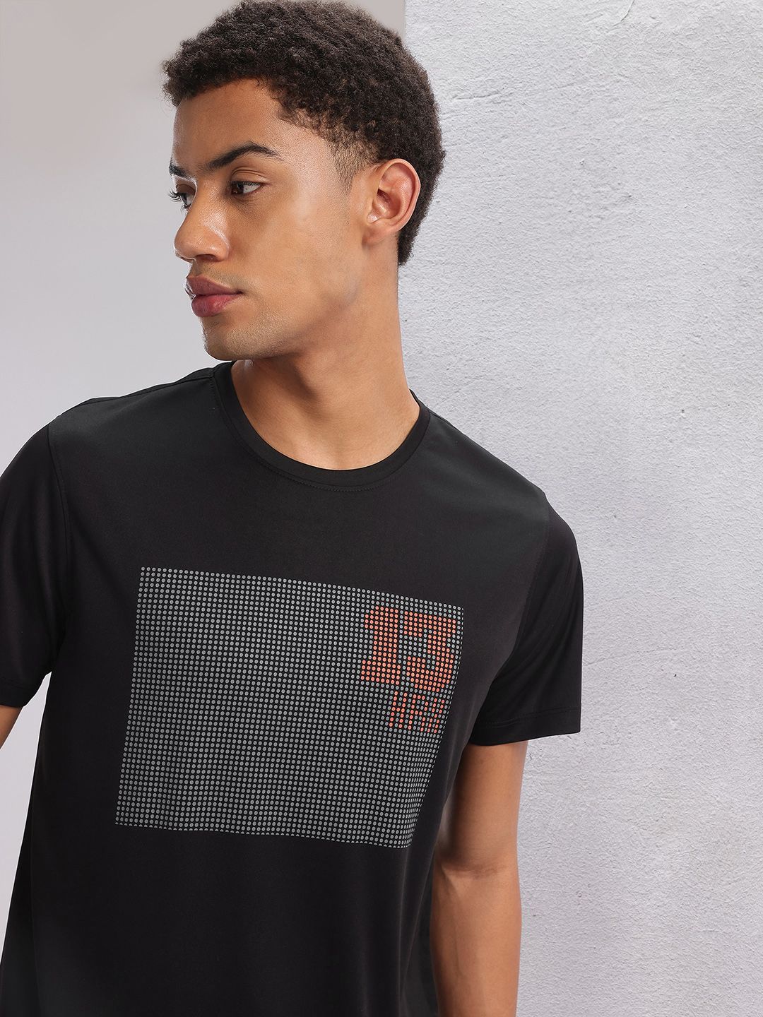 HRX by Hrithik Roshan Printed Rapid-Dry Training T-shirt