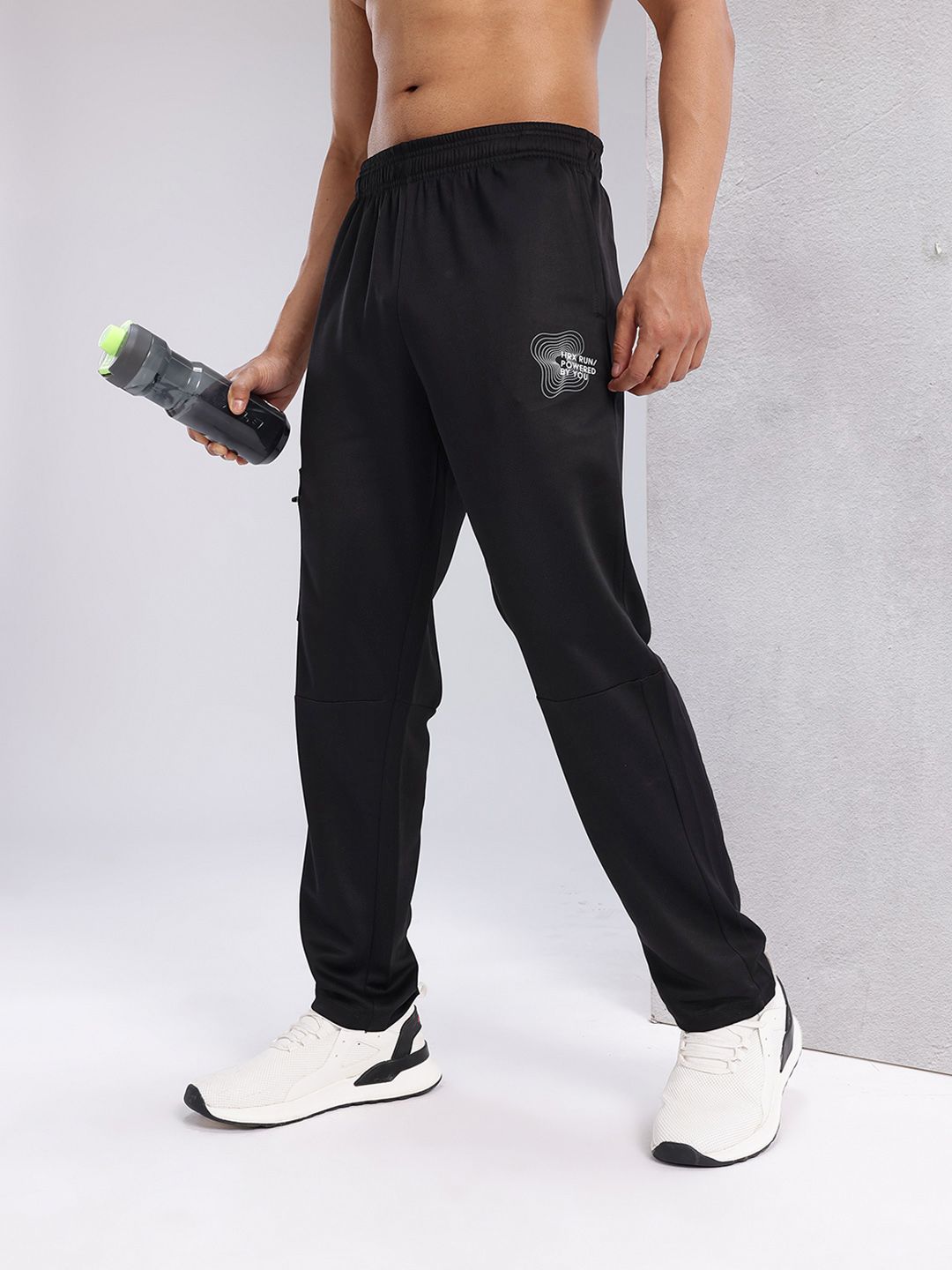 HRX by Hrithik Roshan Men Mid-Rise Rapid-Dry Running Track Pants