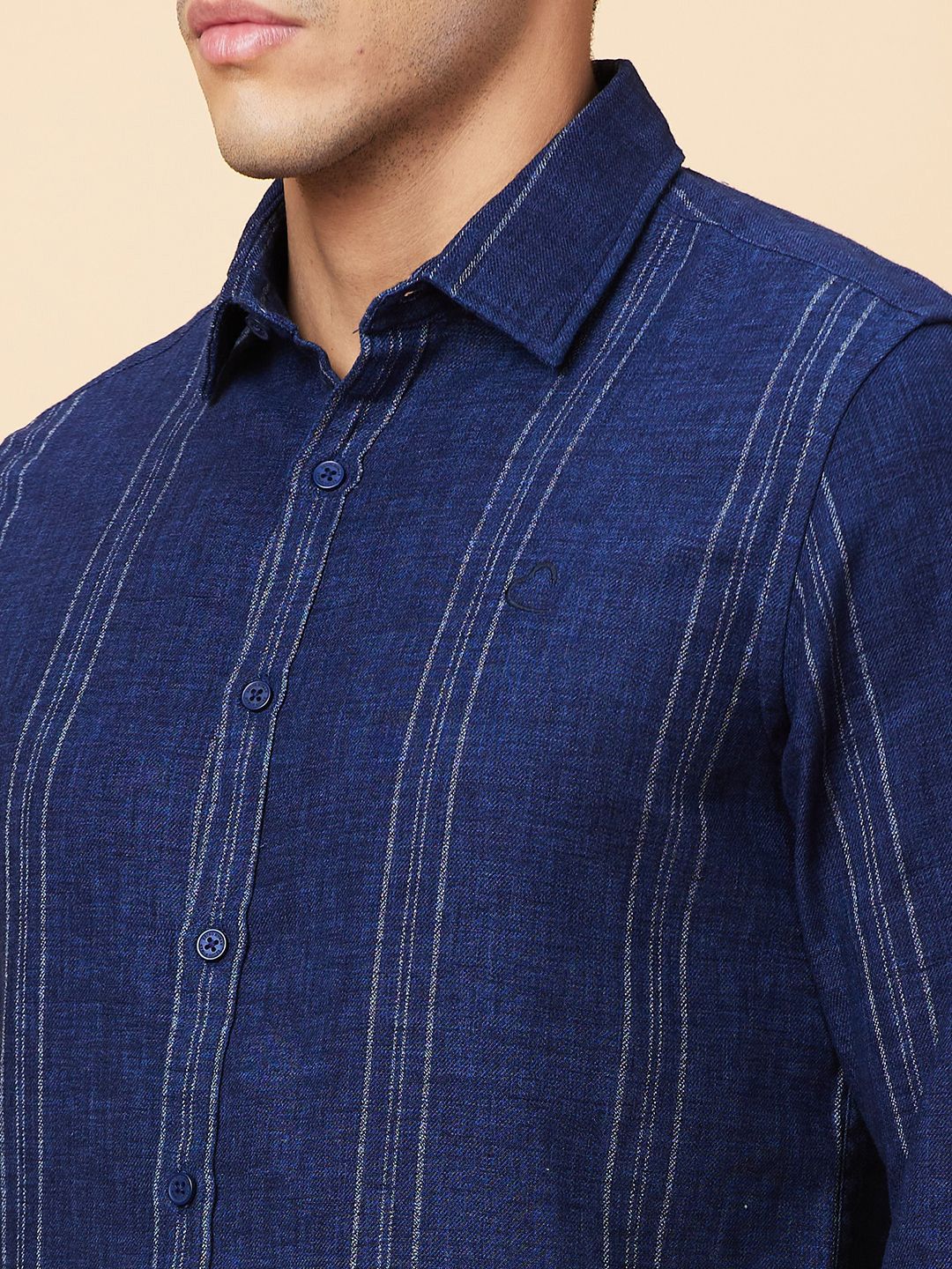 Being Human Men Slim Fit Opaque Striped Casual Shirt
