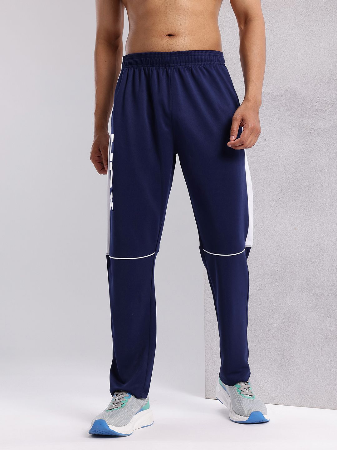 HRX by Hrithik Roshan Men Brand Logo Print Rapid-Dry Running Track Pants