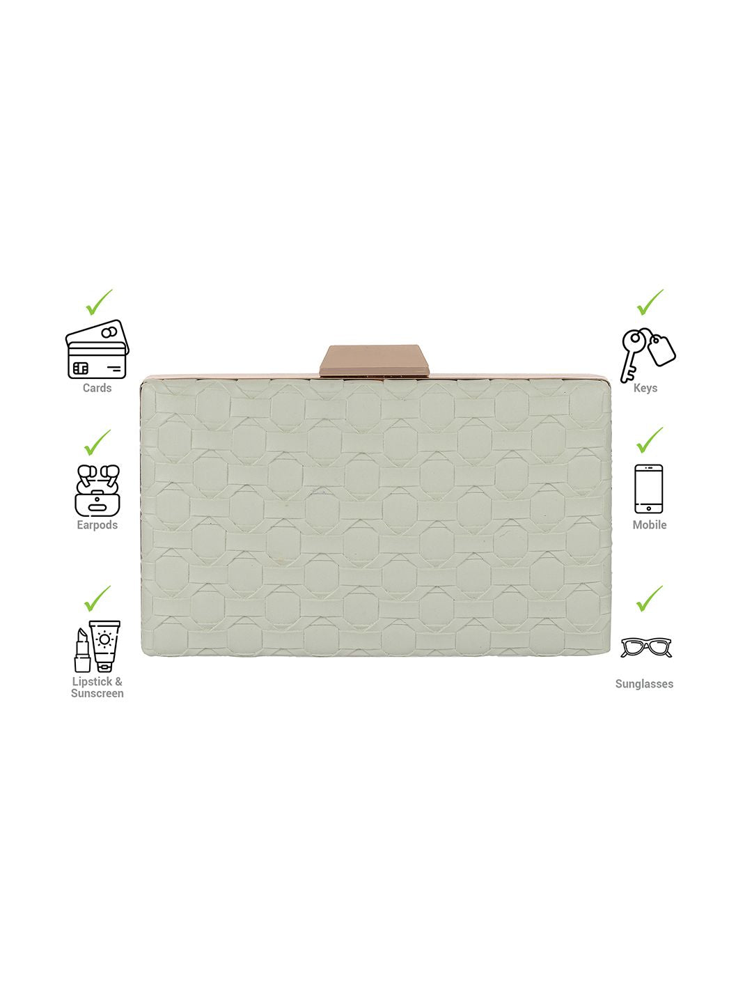 Mochi Textured Box Clutch