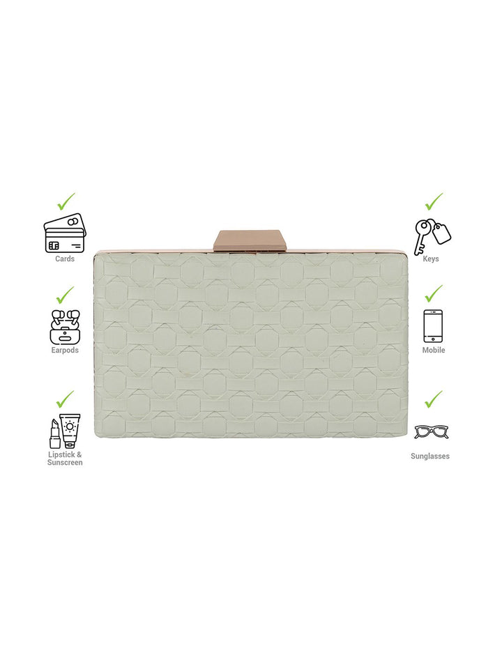 Mochi Textured Box Clutch
