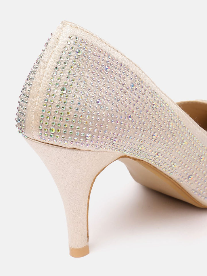 Lino Perros Embellished Party Slim Heeled Pumps