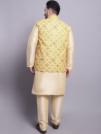 SOJANYA PLUS Regular Dupion Silk Kurta with Pyjamas