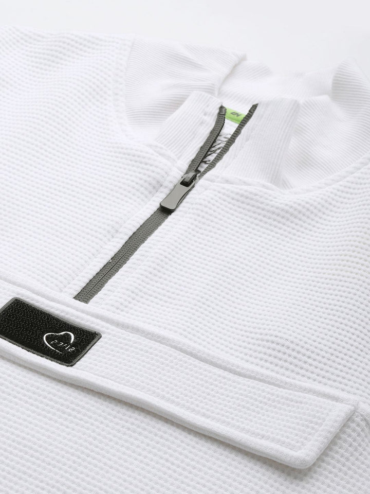 Being Human Mock Collar Pure Cotton Sweatshirt