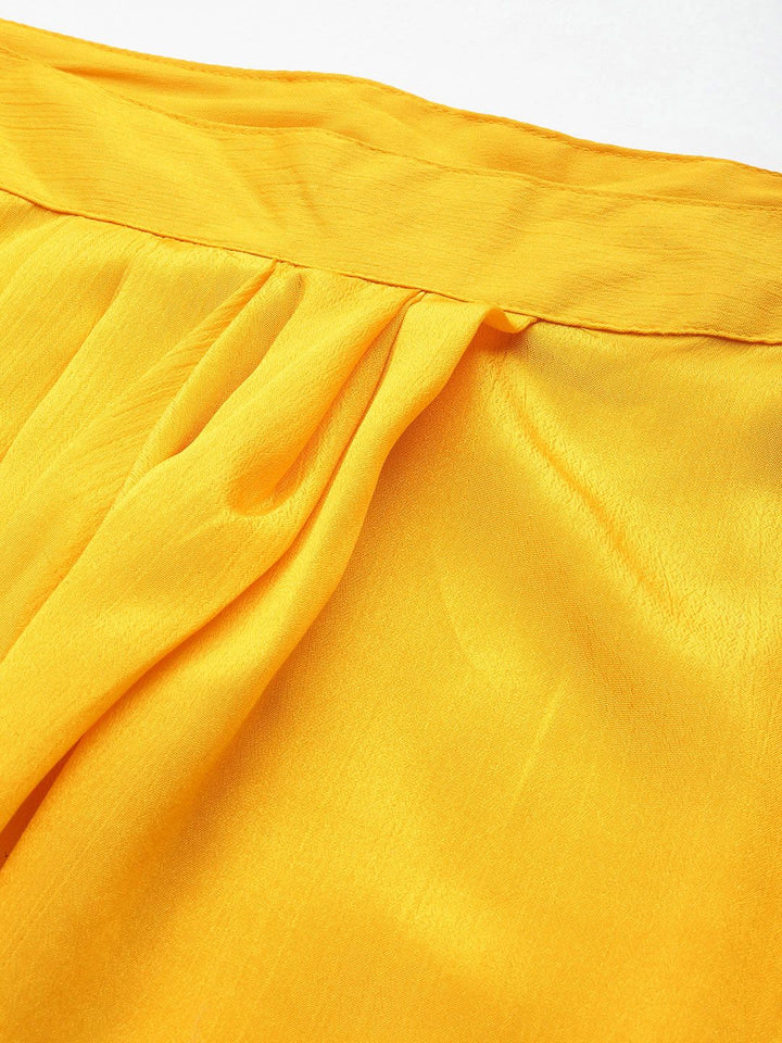 all about you Halter Neck Top With A-Line Pleated Skirt