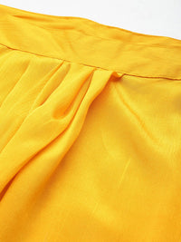 all about you Halter Neck Top With A-Line Pleated Skirt