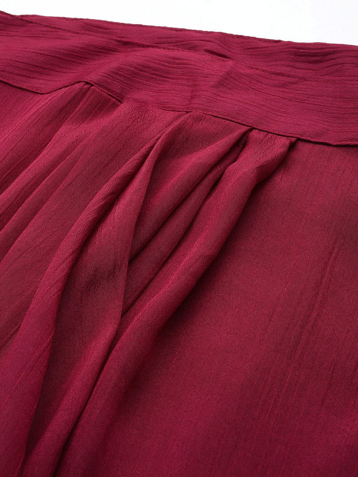 all about you Halter Neck Top With A-Line Pleated Skirt