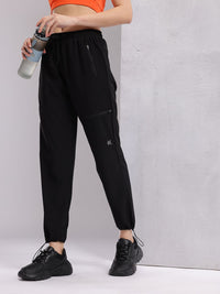 HRX by Hrithik Roshan Women Mid-Rise Regular Fit Running  Joggers with Toggle Hem