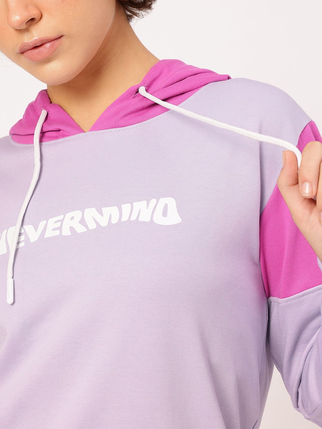 DressBerry Colourblocked Hooded SweatShirt