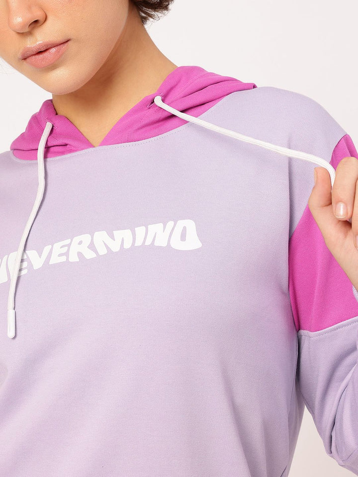 DressBerry Colourblocked Hooded SweatShirt
