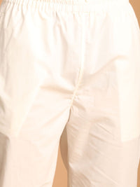 VASTRAMAY Men Regular Pure Cotton Kurta & Pyjamas With Nehru Jacket