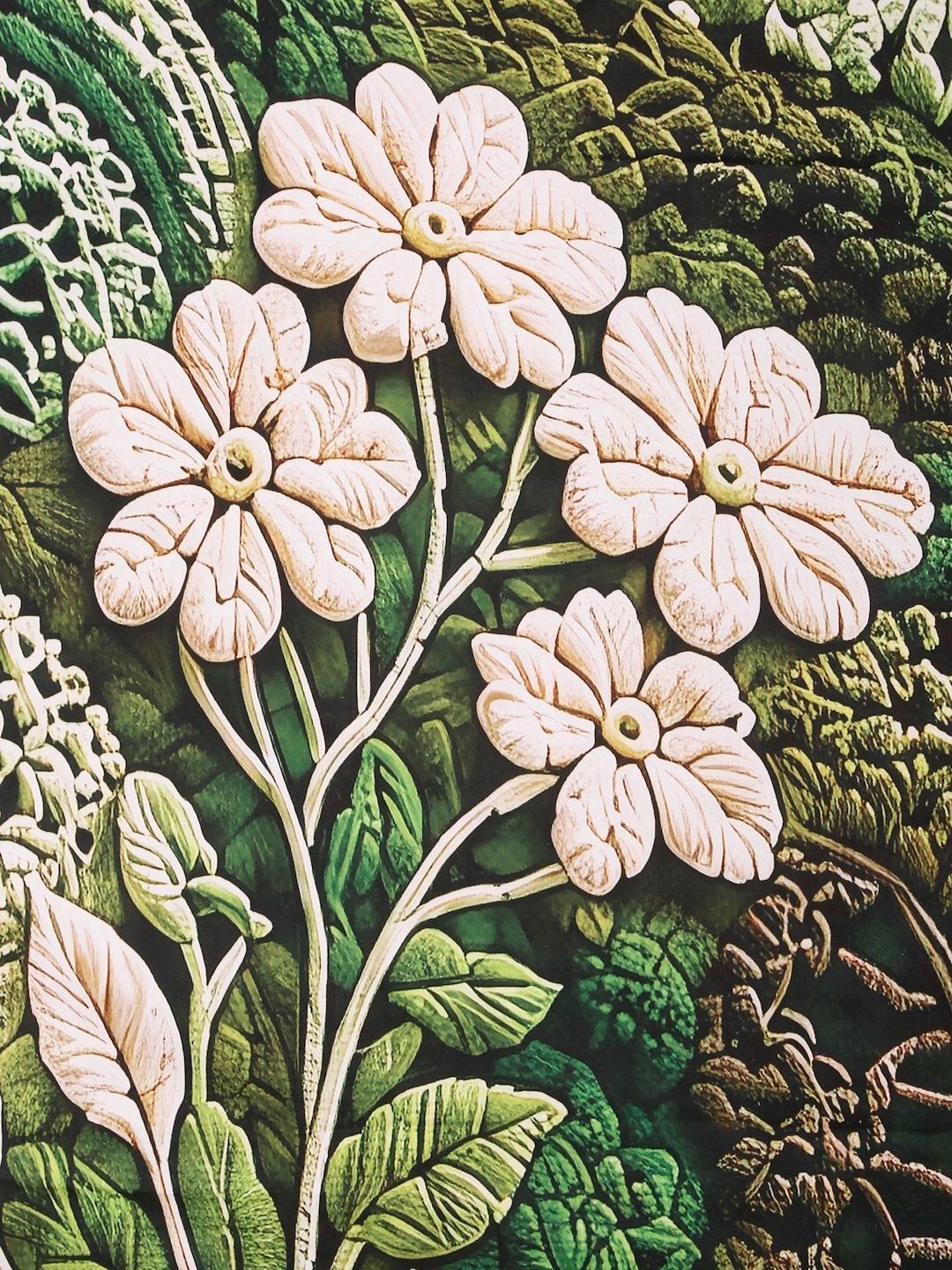 Myntra Elegant Homes Green & White Floral 400 TC Cadar Katil King dengan 2 Sarung Bantal