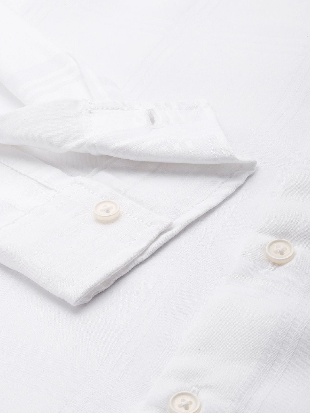 The Indian Garage Co Self-Checked Slim Fit Smart Casual Shirt