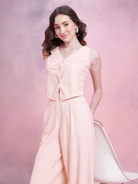 DressBerry Textured Pleated Co-Ords