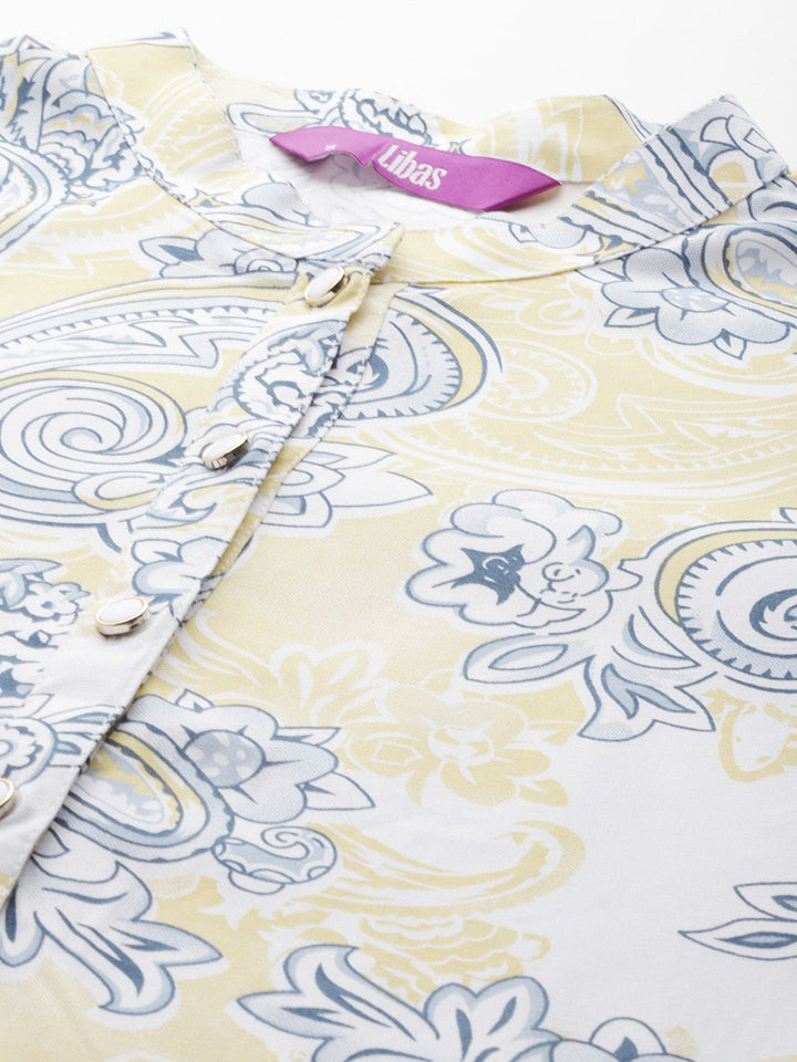 Libas Printed Ethnic Tunic with Trousers