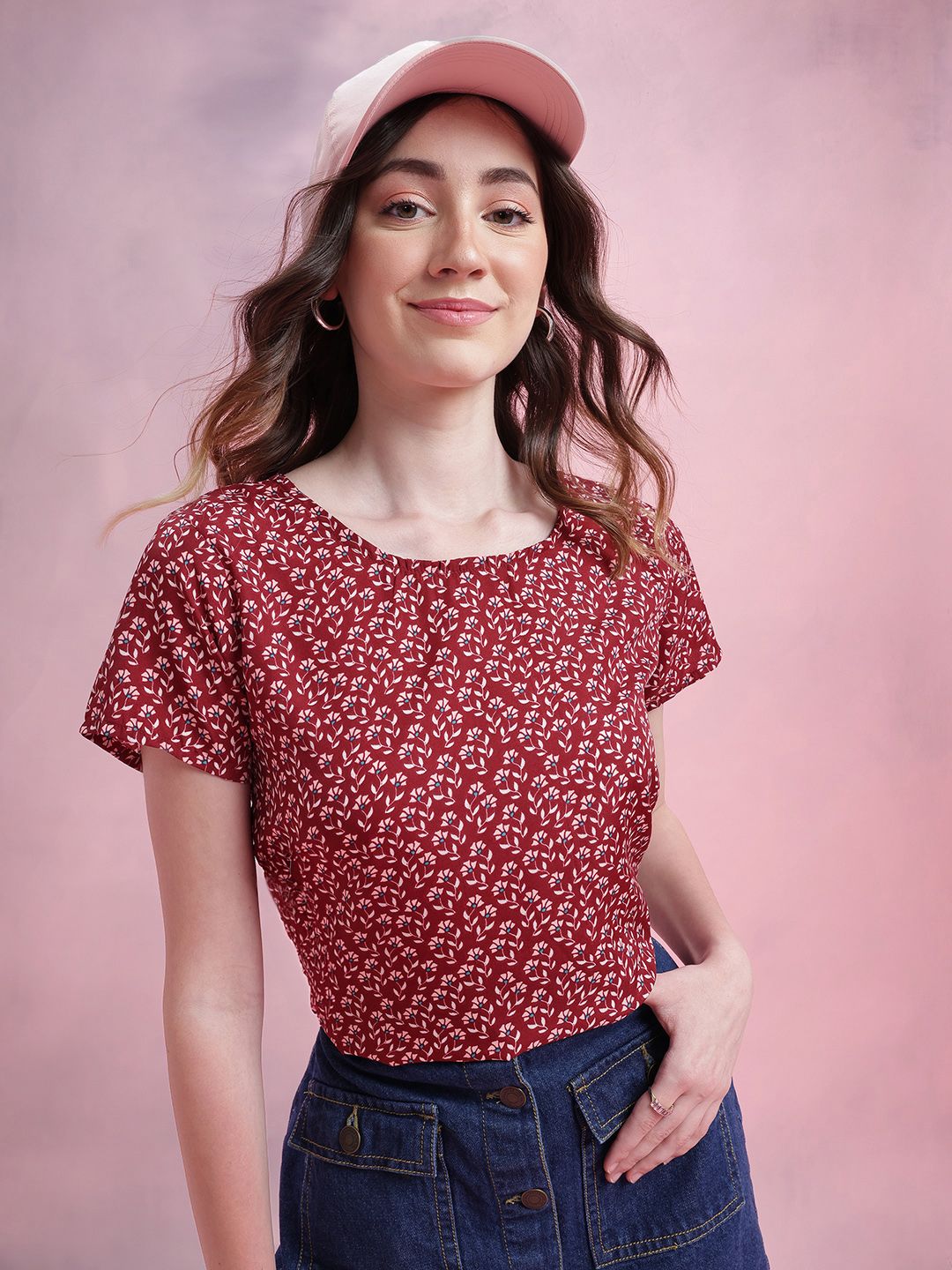 DressBerry Floral Print Top