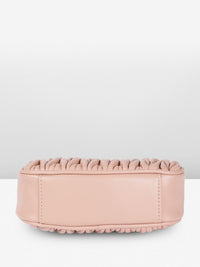 DressBerry Textured Structured Shoulder Bag