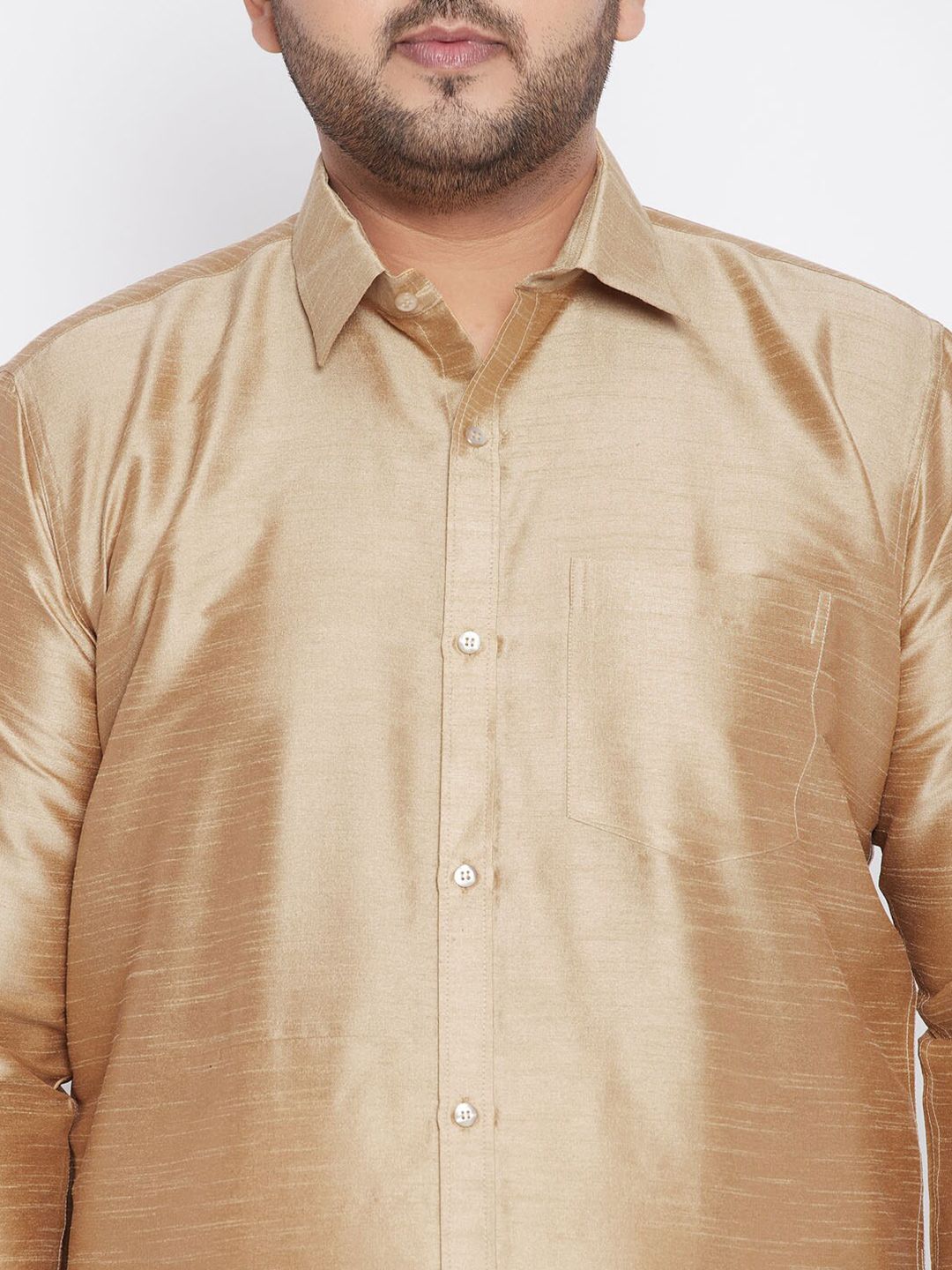 VASTRAMAY Men Silk  Premium Casual Shirt